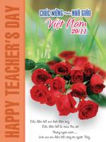 20 bức thiệp chúc mừng ngày nhà giáo Việt Nam 20/11 ý nghĩa số 9