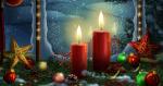 Hình nền christmas candles artwork