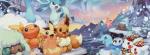 Bộ cover Facebook Pokemon đón giáng sinh2