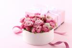 Bộ ảnh valentine 14 2 với những bó hồng kèm hộp quà cực chất số 17
