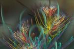 Hình nền hoa 3D sống động và tràn ngập màu sắc