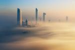 Bộ hình nền thành phố mờ ảo trong sương dành cho desktop