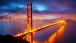 Cầu Kim Môn, Sanfrancisco là cây cầu treo dài nhất trên thế giới và đã trở thành một biểu tượng quốc tế của San Francisco. Cây cầu treo nối liền Cổng Vàng, cửa ngõ vào của vịnh San Francisco và Thái Bình Dương. Nhiều kỹ sư, chuyên viên đã góp công sức xây dựng nên công trình ấn tượng này từ kỹ thuật cho đến mỹ thuật tô điểm cho cây cầu. Cầu Cổng Vàng vừa hùng vĩ, hoành tráng dưới ánh nắng ban ngày, vừa huy hoàng lộng lẫy dưới ánh đèn ban đêm. Một điểm rất đáng để tham quan nếu du lịch tới Mỹ.