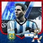 Cover avatar cầu thủ Messi tuyển Argentina
