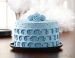 Hình ảnh những mẫu bánh sinh nhật màu xanh, xanh dương, xanh ngọc đẹp nhất - 14
