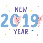 Tải vector heo tết 2019, vector con heo mừng năm mới 2019 cực dễ thương - hình 5