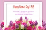 Thiệp chúc mừng ngày Quốc tế phụ nữ Việt Nam - Mẫu thiệp 12
