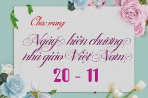 Chia sẻ bộ thiệp mừng ngày nhà giáo Việt Nam 20 - 11