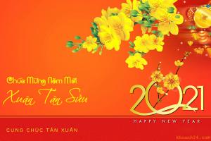 Top hình ảnh chúc tết 2021 đẹp- Hình ảnh chào xuân Tân Sửu ý nghĩa